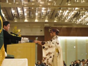 2025年度卒業式_学園賞_臨床検査技術学科